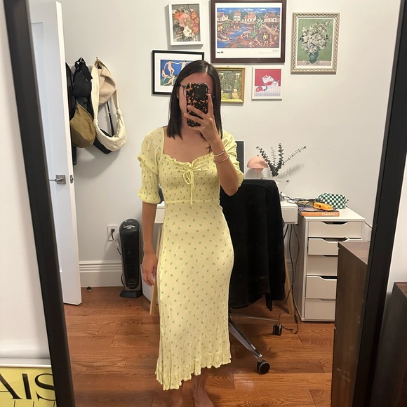 FAITHFULL THE BRAND MIDI DRESS - Picture 8 of 8